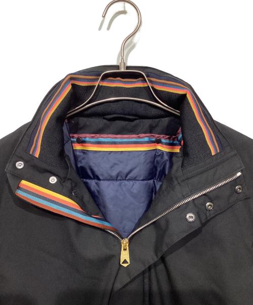 PAUL SMITH（ポールスミス）PAUL SMITH (ポールスミス) ライナー付スタンドカラーコート ブラック サイズ:Lの古着・服飾アイテム