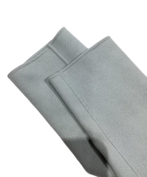 FOXEY BOUTIQUE（フォクシー ブティック）FOXEY BOUTIQUE (フォクシー ブティック) ショールカラーカシミヤコート ブルー サイズ:Fの古着・服飾アイテム