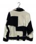 ISSEY MIYAKE (イッセイミヤケ) 縮絨加工ジャケット　IM33-KC332-08 ブラック×ホワイト サイズ:2：50000円