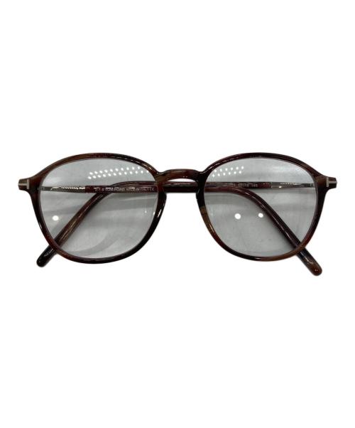 TOM FORD（トムフォード）TOM FORD (トムフォード) F5397　伊達眼鏡 ブラウン サイズ:52口19の古着・服飾アイテム