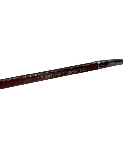 TOM FORD（トムフォード）TOM FORD (トムフォード) F5397　伊達眼鏡 ブラウン サイズ:52口19の古着・服飾アイテム