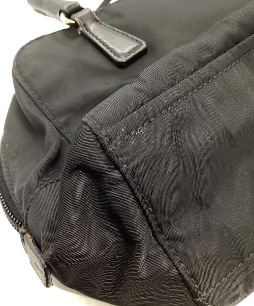 PRADA（プラダ）PRADA (プラダ) イブニングハート ハンドバッグ ブラックの古着・服飾アイテム