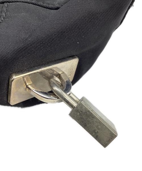 PRADA（プラダ）PRADA (プラダ) イブニングハート ハンドバッグ ブラックの古着・服飾アイテム