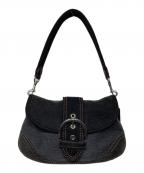 COACHコーチ）の古着「CR737　ソーホー バッグ・アップサイクル リパーパス デニム」｜グレー