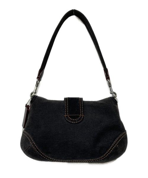 COACH（コーチ）COACH (コーチ) CR737　ソーホー バッグ・アップサイクル リパーパス デニム グレーの古着・服飾アイテム