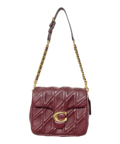 COACH（コーチ）COACH (コーチ) CW629　タイムズ スクエア タビー ショルダー バッグ ボルドーの古着・服飾アイテム