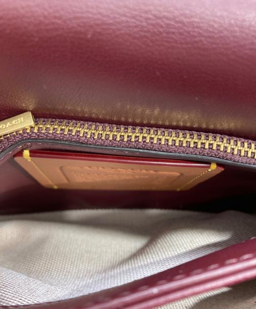 COACH（コーチ）COACH (コーチ) CW629　タイムズ スクエア タビー ショルダー バッグ ボルドーの古着・服飾アイテム