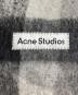 Acne studios (アクネ ストゥディオス) モヘアチェックスカーフ ブラック×グレー サイズ: 28×250ｃｍ：20000円
