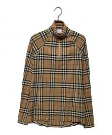 BURBERRY（バーバリー）の古着「Vilan Check Print Long Sleeve Jersey Top」｜ブラウン