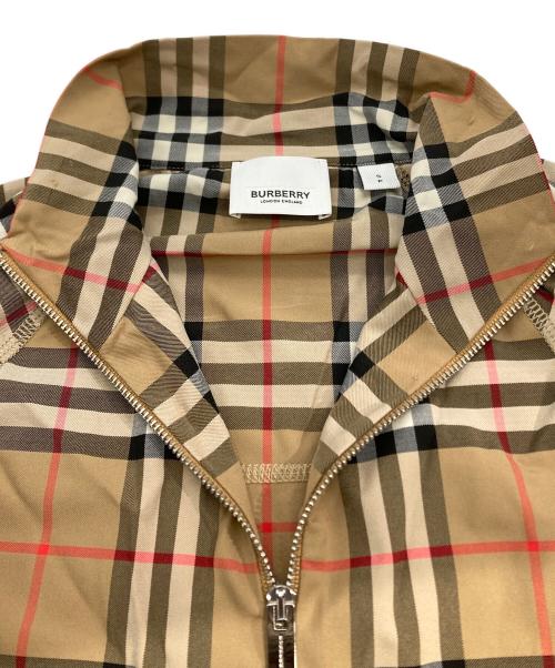 BURBERRY（バーバリー）BURBERRY (バーバリー) Vilan Check Print Long Sleeve Jersey Top ブラウン サイズ:Sの古着・服飾アイテム