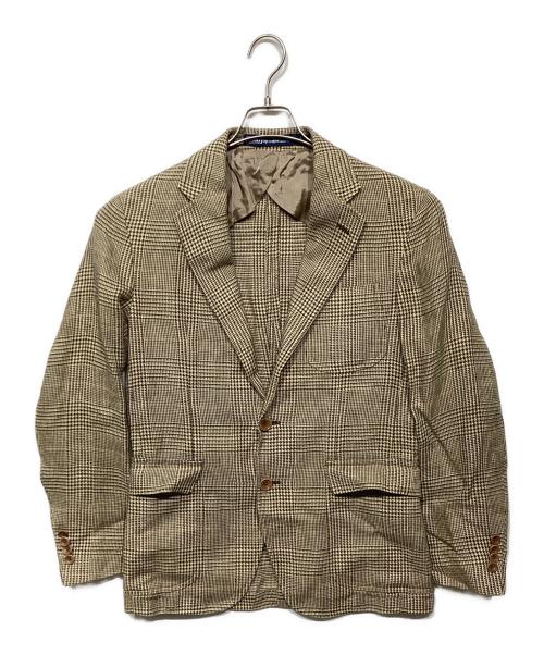 POLO RALPH LAUREN（ポロ・ラルフローレン）POLO RALPH LAUREN (ポロ・ラルフローレン) リネン 3Bジャケット 715866270001 ベージュ サイズ:40Rの古着・服飾アイテム