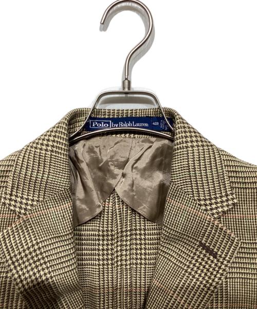 POLO RALPH LAUREN（ポロ・ラルフローレン）POLO RALPH LAUREN (ポロ・ラルフローレン) リネン 3Bジャケット 715866270001 ベージュ サイズ:40Rの古着・服飾アイテム