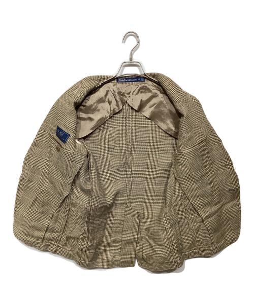 POLO RALPH LAUREN（ポロ・ラルフローレン）POLO RALPH LAUREN (ポロ・ラルフローレン) リネン 3Bジャケット 715866270001 ベージュ サイズ:40Rの古着・服飾アイテム