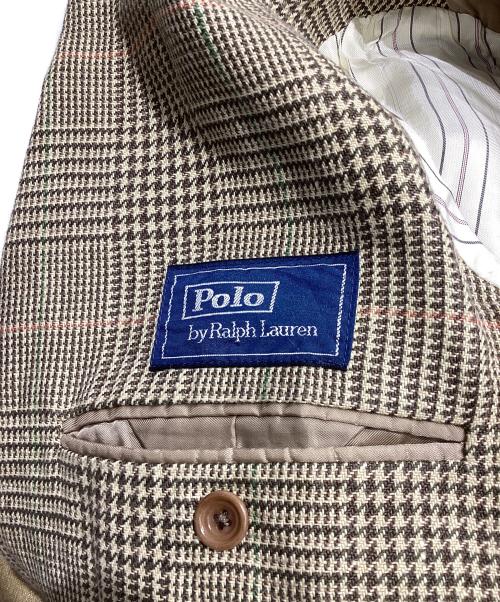 POLO RALPH LAUREN（ポロ・ラルフローレン）POLO RALPH LAUREN (ポロ・ラルフローレン) リネン 3Bジャケット 715866270001 ベージュ サイズ:40Rの古着・服飾アイテム