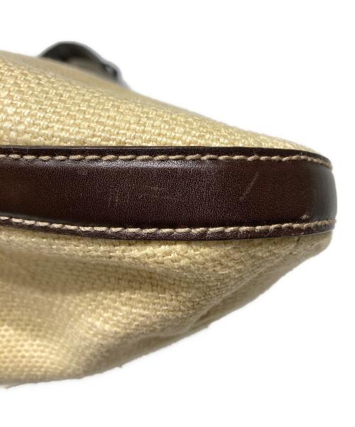 GUCCI（グッチ）GUCCI (グッチ) ホースビットワンショルダーバッグ ベージュ×ブラウンの古着・服飾アイテム