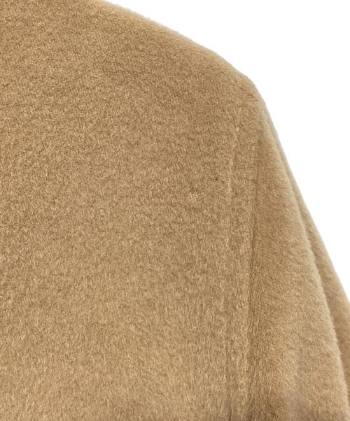 Max Mara Studio（マックスマーラ ストゥディオ）Max Mara Studio (マックスマーラ ストゥディオ) ウールスタンドカラーコート ベージュ サイズ:JI　38の古着・服飾アイテム