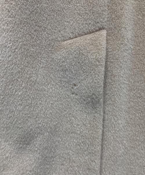 Max Mara Studio（マックスマーラ ストゥディオ）Max Mara Studio (マックスマーラ ストゥディオ) ウールスタンドカラーコート ベージュ サイズ:JI　38の古着・服飾アイテム