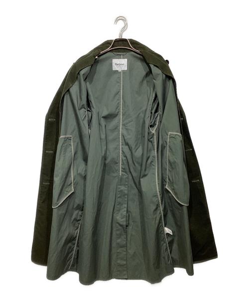 Barbour（バブアー）Barbour (バブアー) WHITLEY TRENCH COAT 1801171 オリーブ×ブラウン サイズ:Mの古着・服飾アイテム