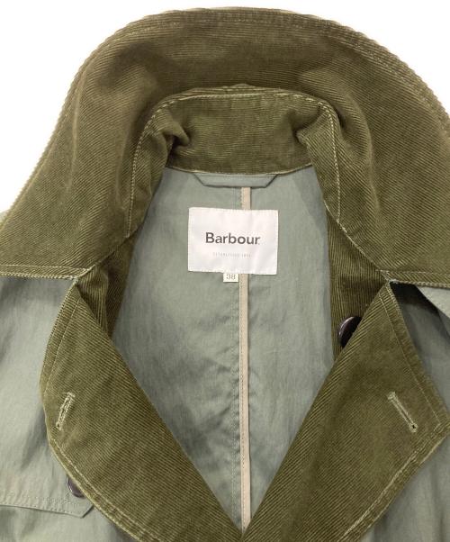 Barbour（バブアー）Barbour (バブアー) WHITLEY TRENCH COAT 1801171 オリーブ×ブラウン サイズ:Mの古着・服飾アイテム