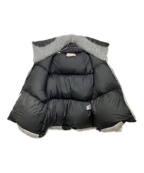 MARNI（マルニ）MARNI (マルニ) DINGYUN ZHANG 23AW　ブラッシュドドット ショートパデットジャケットPIMA0076LT ブラック×ホワイト サイズ:Mの古着・服飾アイテム