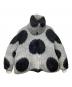 MARNI（マルニ）の古着「23AW　ブラッシュドドット ショートパデットジャケットPIMA0076LT」｜ブラック×ホワイト