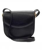 JIL SANDERジルサンダー）の古着「Coin ミディアム ショルダーバッグ」｜ブラック