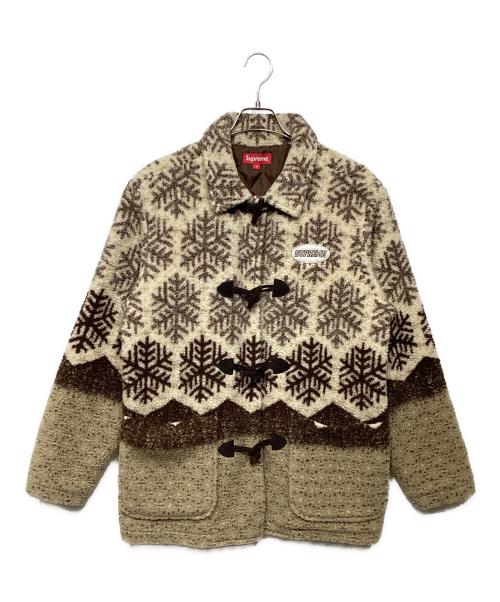 SUPREME（シュプリーム）SUPREME (シュプリーム) Snowflake Toggle Fleece Jacket ブラウン サイズ:Mの古着・服飾アイテム