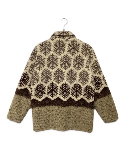 SUPREME（シュプリーム）SUPREME (シュプリーム) Snowflake Toggle Fleece Jacket ブラウン サイズ:Mの古着・服飾アイテム