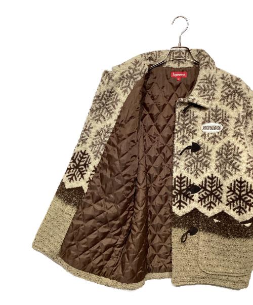 SUPREME（シュプリーム）SUPREME (シュプリーム) Snowflake Toggle Fleece Jacket ブラウン サイズ:Mの古着・服飾アイテム