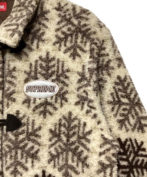 SUPREME（シュプリーム）SUPREME (シュプリーム) Snowflake Toggle Fleece Jacket ブラウン サイズ:Mの古着・服飾アイテム