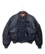 CAHLUMNカウラム）の古着「Magazine Pocket Flight Jacket」｜ネイビー