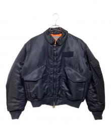 CAHLUMN（カウラム）の古着「Magazine Pocket Flight Jacket」｜ネイビー