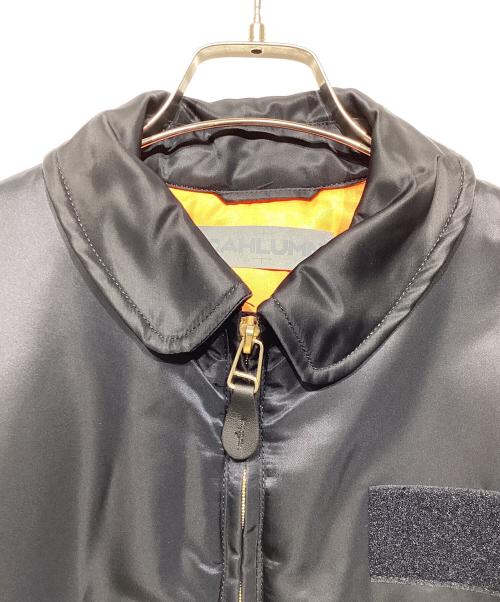 CAHLUMN（カウラム）CAHLUMN (カウラム) Magazine Pocket Flight Jacket ネイビー サイズ:Mの古着・服飾アイテム