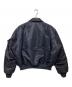 CAHLUMN (カウラム) Magazine Pocket Flight Jacket ネイビー サイズ:M：18000円