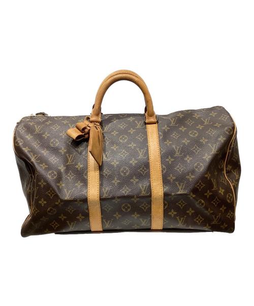 LOUIS VUITTON（ルイ ヴィトン）LOUIS VUITTON (ルイ ヴィトン) M41426　キーポル50 トラベルバッグ ブラウンの古着・服飾アイテム