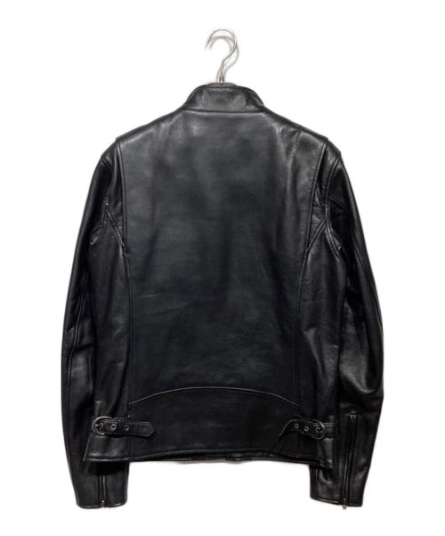 Liugoo Leathers（リューグーレザーズ）Liugoo Leathers (リューグーレザーズ) シングルライダースジャケットCW22-R-3 ブラック サイズ:Lの古着・服飾アイテム