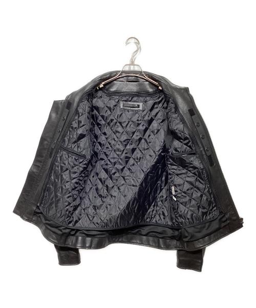 Liugoo Leathers（リューグーレザーズ）Liugoo Leathers (リューグーレザーズ) シングルライダースジャケットCW22-R-3 ブラック サイズ:Lの古着・服飾アイテム