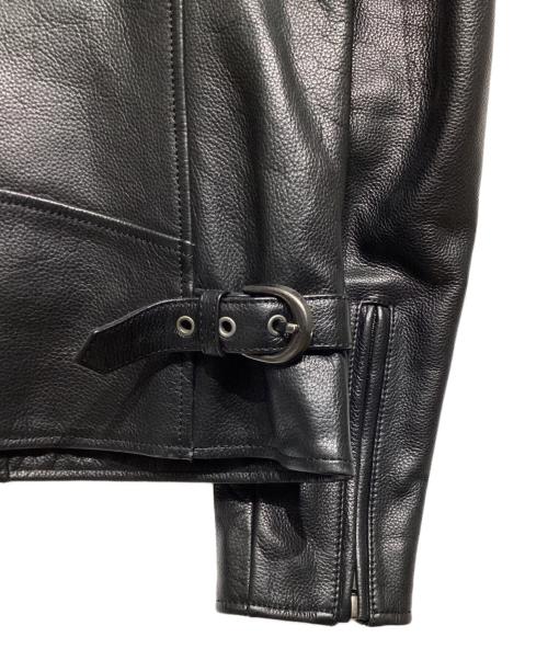 Liugoo Leathers（リューグーレザーズ）Liugoo Leathers (リューグーレザーズ) シングルライダースジャケットCW22-R-3 ブラック サイズ:Lの古着・服飾アイテム
