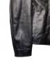 中古・古着 Liugoo Leathers (リューグーレザーズ) シングルライダースジャケットCW22-R-3 ブラック サイズ:L：15000円