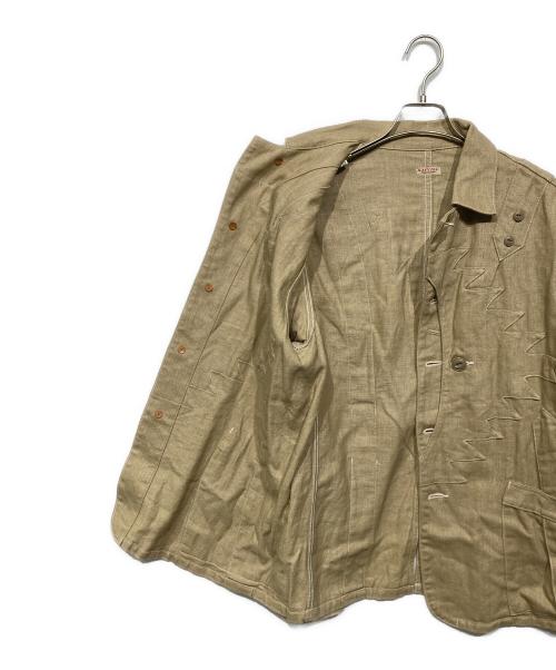 KAPITAL（キャピタル）KAPITAL (キャピタル) サンダーバード リネンジャケット ベージュ サイズ:2の古着・服飾アイテム