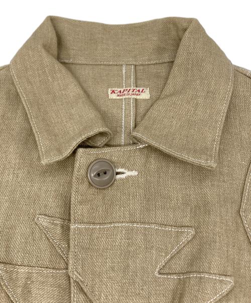 KAPITAL（キャピタル）KAPITAL (キャピタル) サンダーバード リネンジャケット ベージュ サイズ:2の古着・服飾アイテム