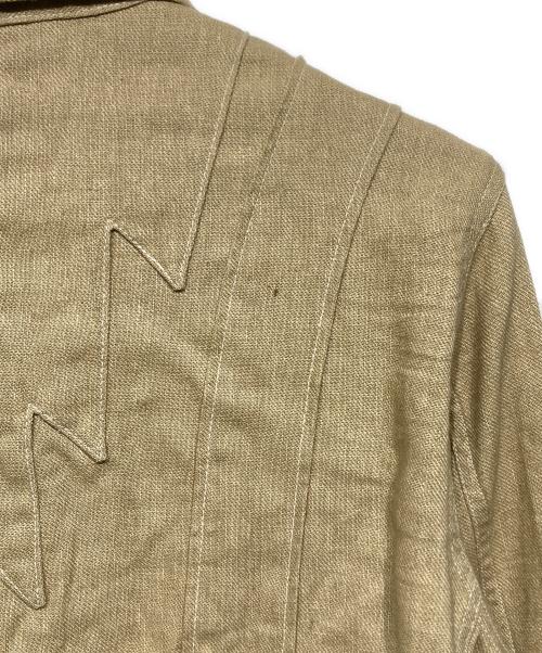 KAPITAL（キャピタル）KAPITAL (キャピタル) サンダーバード リネンジャケット ベージュ サイズ:2の古着・服飾アイテム
