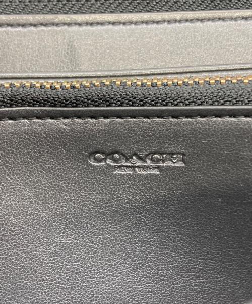 COACH（コーチ）COACH (コーチ) F58928　ラウンドファスナー財布 ブラックの古着・服飾アイテム