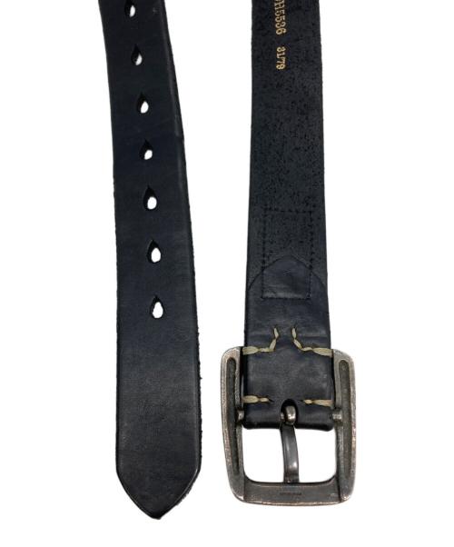 VINTAGE WORKS（ヴィンテージワークス）VINTAGE WORKS (ヴィンテージワークス) レザーベルト　	DH5536 ブラック サイズ:31/79の古着・服飾アイテム