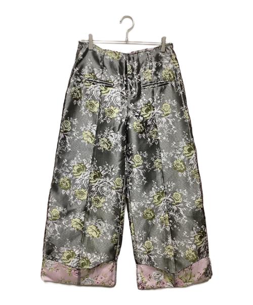 IGI（イジ）IGI (イジ) INSIDE OUT JACQUARD PANTS グレー サイズ:1の古着・服飾アイテム