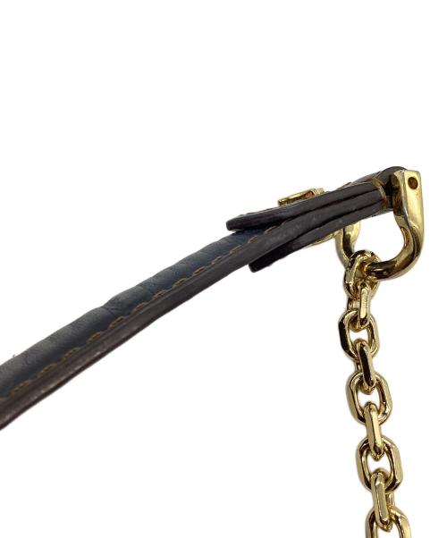 MCM（エムシーエム）MCM (エムシーエム) ヴィセトスチェーンショルダーバッグ ブラウンの古着・服飾アイテム