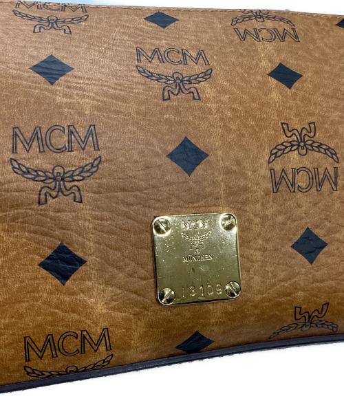 MCM（エムシーエム）MCM (エムシーエム) ヴィセトスチェーンショルダーバッグ ブラウンの古着・服飾アイテム