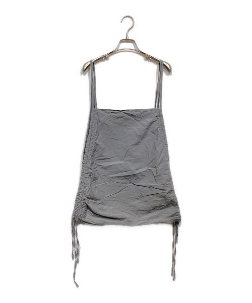 BASERANGE（ベースレンジ）BASERANGE (ベースレンジ) PICTORIAL STRAP TOP グレー サイズ:XSの古着・服飾アイテム