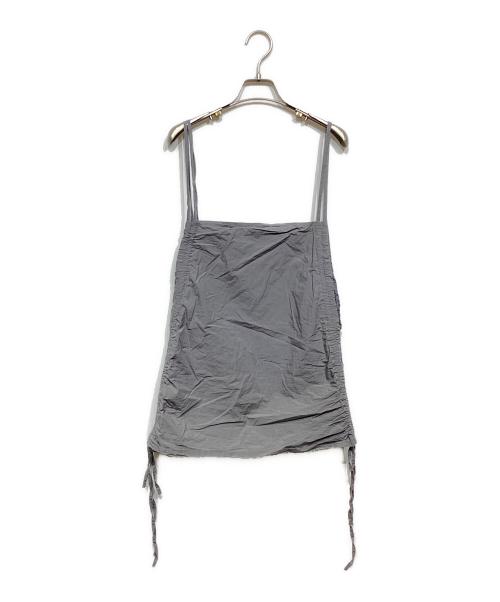 BASERANGE（ベースレンジ）BASERANGE (ベースレンジ) PICTORIAL STRAP TOP グレー サイズ:XSの古着・服飾アイテム