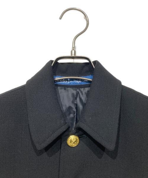 POLO RALPH LAUREN（ポロ・ラルフローレン）POLO RALPH LAUREN (ポロ・ラルフローレン) 金釦ウールロングコート ブラック サイズ:2の古着・服飾アイテム